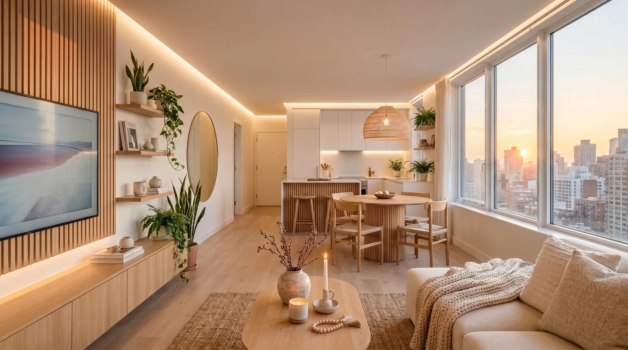 Interior Residencial Japandi & Wabi-Sabi